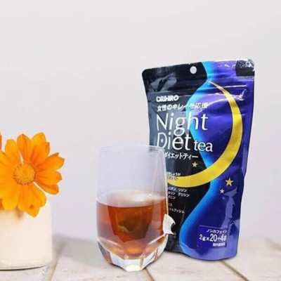 Trà Night Diet Tea Orihiro Hỗ Trợ Đốt Lượng Mỡ Thừa Nhật Bản, Giúp Thanh Nhiệt Thải Độc, Cải Thiện Giấc Ngủ, Làm Đẹp Da