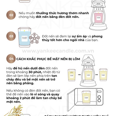 Nến ly vuông Elevation Yankee Candle size S - Exotic Bergamot (96g)