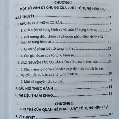 Hướng dẫn môn học Luật tố tụng hình sự
