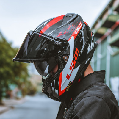 MŨ BẢO HIỂM FULLFACE 2 KÍNH LS2 FF327 CHALLENGER HPFC - GARA20