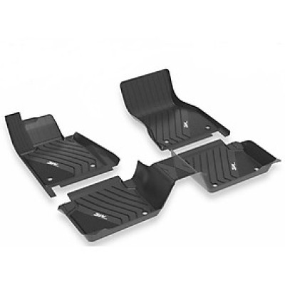Thảm lót sàn xe ô tô BMW X4 2020- nhãn hiệu Macsim 3W - chất liệu nhựa TPE đúc khuôn cao cấp - màu đen