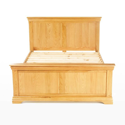 Giường đơn Victoria gỗ sồi