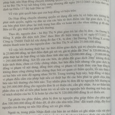 Tuyển tập các bản án của Tòa án nhân dân cấp cao về dân sự và tố tụng dân sự