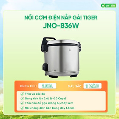 Nồi Cơm Điện Tiger JNO-B36W - 3.6L - Hàng Chính Hãng