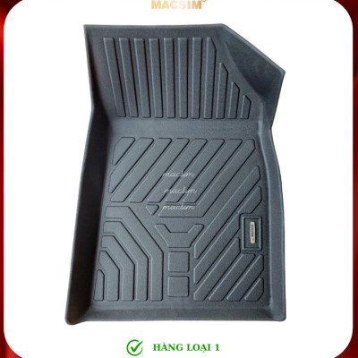 Thảm lót sàn xe ô tô MG5 (sd) Nhãn hiệu Macsim chất liệu nhựa TPE cao cấp màu đen