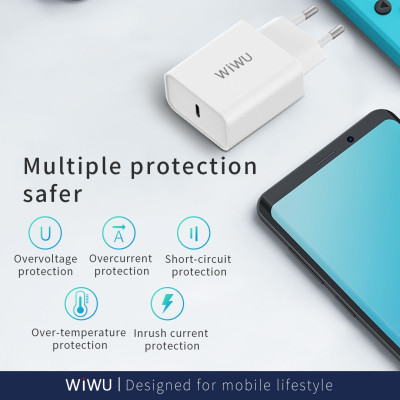 Dock đế sạc không dây magnetic sạc nhanh 2.5W hỗ trợ sạc MFI cho Apple Watch series 1 / 2 / 3 / 4 / 5 / 6 / 7 / 8 / SE / watch ultra 49mm đầu USB Cm / Type C hiệu Wiwu M16 Pro sạc được cho Apple Watch tất cả phiên bản, chip sạc thông minh - Hàng nhập khẩu