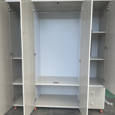 Tủ áo nhựa màu gỗ sồi loại tốt Juno Sofa 1m6 x cao 1m8 x sâu 48 