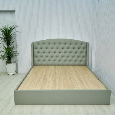 Giường ngủ MDF Juno sofa HLMCT bọc nệm lựa chọn màu ván nệm bọc KT 1m6/1m8  