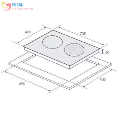 Bếp Từ Eurosun EU-T210PRO - Hàng chính hãng