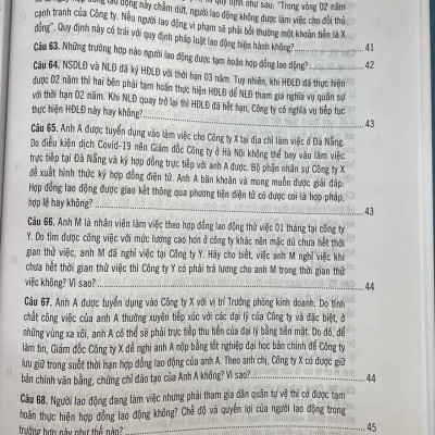 500 Câu hỏi và tình huống giải quyết các vướng mắc tranh chấp lao động