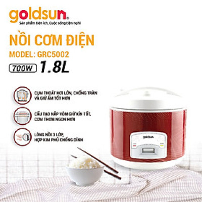 Nồi cơm điện 1,8L Goldsun GRC5002