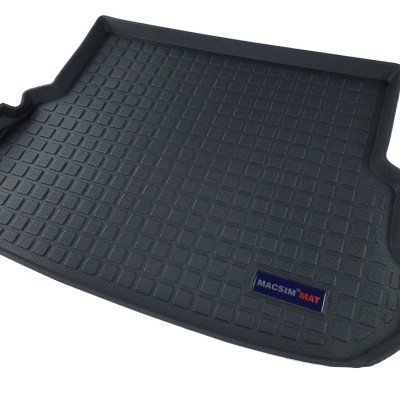 Thảm lót cốp xe ô tô Mercedes GLK 2012-2015 nhãn hiệu Macsim chất liệu TPV cao cấp màu đen (023)
