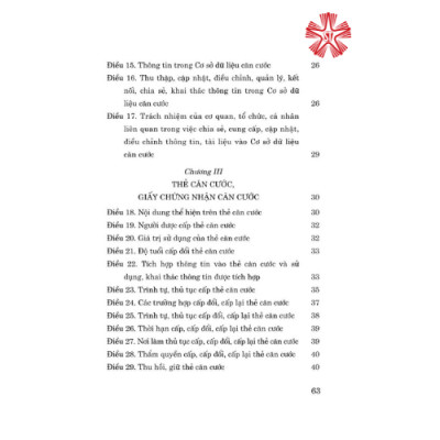 Luật Căn cước công dân (bản in 2024)