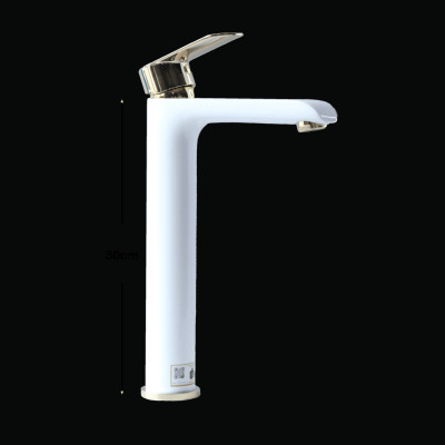 Vòi lavabo nóng lạnh đồng mạ tĩnh điện chân không Juno sofa Teady VCT- 219T 