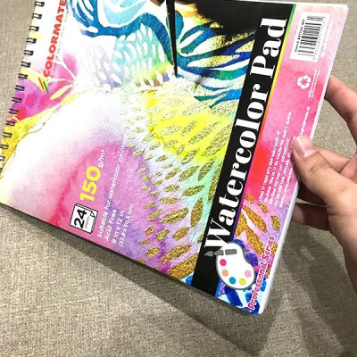 Tập Giấy Vẽ A4 Watercolor Pad Colormate ARTIST-WP (24 Tờ)