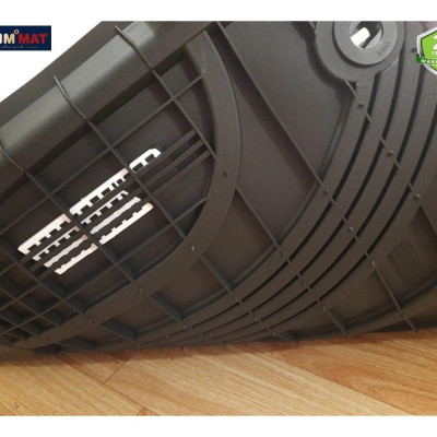 Thảm lót sàn xe ô tô Hyundai Palisade Nhãn hiệu Macsim 3W chất liệu nhựa TPE đúc khuôn cao cấp - màu đen