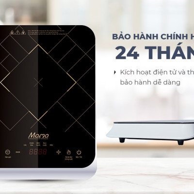 Bếp Từ Đơn Điện Tử Cảm Ứng Sunhouse MAMA SHD6860 Tặng Kèm Nồi Lẩu Inox - Hàng Chính Hãng