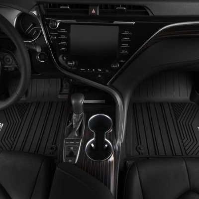 Thảm lót sàn xe ô tô TOYOTA New RAV4 2019-đến nay Nhãn hiệu Macsim 3W chất liệu nhựa TPE đúc khuôn cao cấp - màu đen