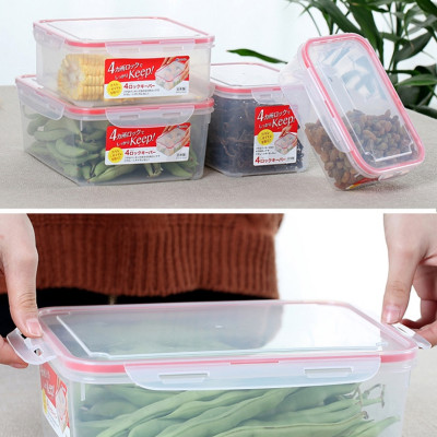 Bộ 03 hộp thực phẩm inomata 1300ml hàng nội địa Nhật Bản No.1853#