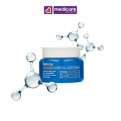 0133431 Kem Dưỡng FARMSTAY Collagen Dưỡng Ẩm Sâu 100g