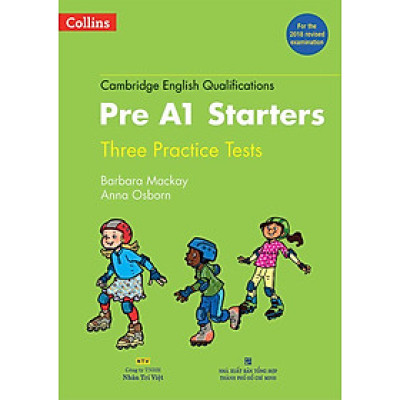Collins - Pre A1 Starters - Three Practice Tests - Kèm 1 MP3 (Format 2018)