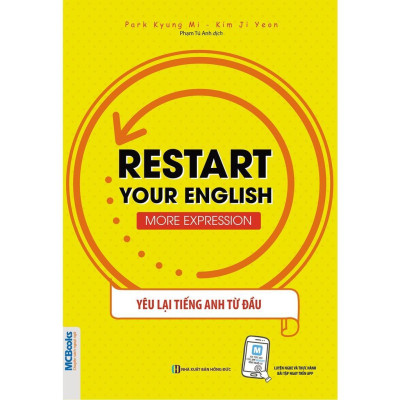 Sách - Restart Your English - Yêu Lại Từ Đầu Tiếng Anh - Traveling Abroad + More Expression + Basic Grammar + Daily Life - Combo 4 Cuốn - MCBooks