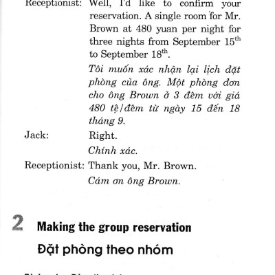 Tự Học Đàm Thoại Tiếng Anh Nhà Hàng - Khách Sạn (Kèm CD) (VL)