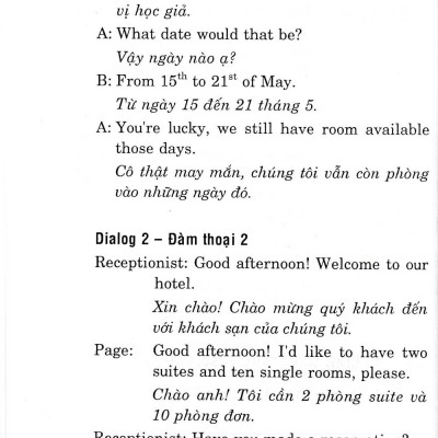 Tự Học Đàm Thoại Tiếng Anh Nhà Hàng - Khách Sạn (Kèm CD) (VL)