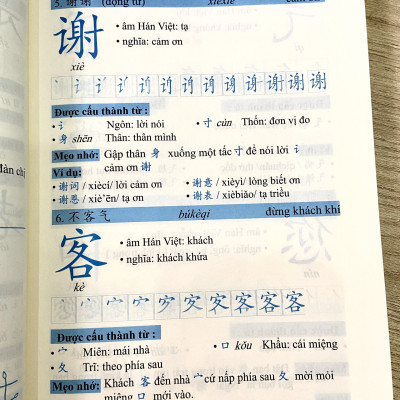 Combo 4 sách: Bộ 3 tập Siêu Trí Nhớ Chữ Hán + 5099 Từ Vựng HSK1 – HSK6 Từ Điển Tam Ngữ Anh – Trung – Việt 