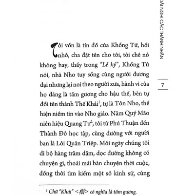 Tôi Hoài Nghi Các Thánh Nhân (SB) 