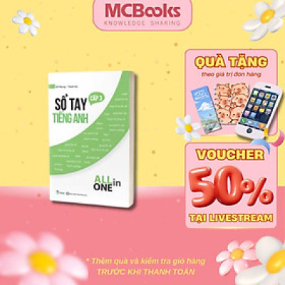 Sách - Sổ Tay Tiếng Anh Cấp 3 - All In One - MCBooks