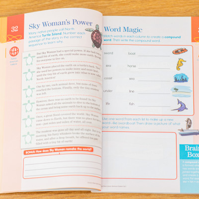 Sách Summer Brain Quest grade 2&3 - Sách cho trẻ bằng tiếng anh ( 7 - 8 tuổi )