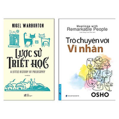 Sách Combo 2 Cuốn Hấp Dẫn Người Đọc : Lược Sử Triết Học nn + OSHO - Trò Chuyện Với Vĩ Nhân fn