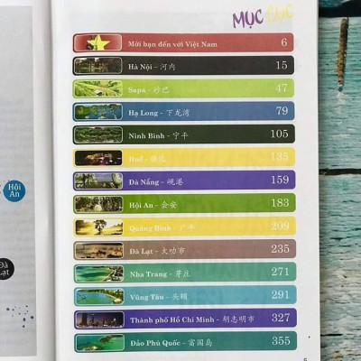 Sách - combo: Luyện thi HSK cấp tốc tập 2 (tương đương HSK 3+4 kèm CD) + Du lịch Việt Nam Ẩm thực và cảnh điểm (in màu, có audio nghe, giấy ảnh c2) +DVD tài liệu