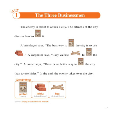 Learn English With Fables 3- Học Tiếng Anh Qua Truyện Ngụ Ngôn - Tập 3: The Three Businessmen - Ba Chàng Thương Nhân