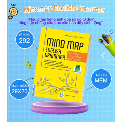 Sách - Mind Map English Grammar - Ngữ Pháp Tiếng Anh Bằng Sơ Đồ Tư Duy - MCBooks