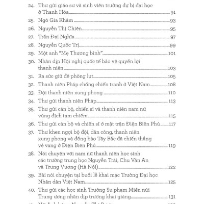 Di Sản Hồ Chí Minh - Thư Gửi Thanh Niên