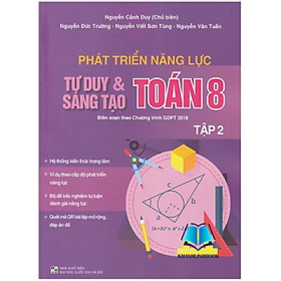 Sách - Phát triển năng lực tư duy và sáng tạo Toán 8 tập 2 (Biên soạn theo chương trình GDPT 2018)