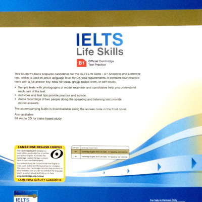 IELTS Life Skills Official Cambridge Test Practice B1 Student