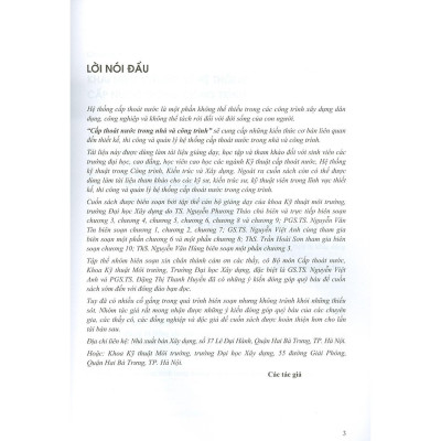 Sách - Cấp Thoát Nước Trong Nhà Và Công Trình - NXB Xây Dựng