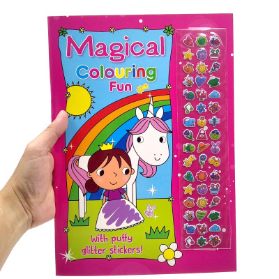 Magical Colouring Fun With Puffy Stickers