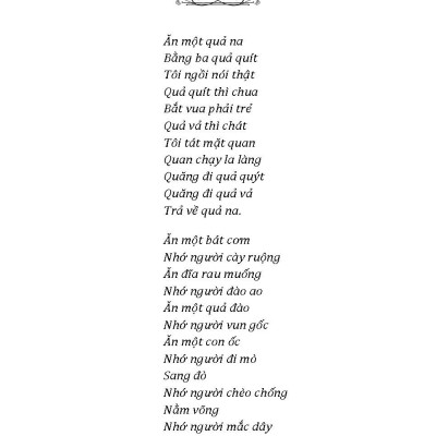 Đồng Dao Việt Nam Tuyển Chọn 