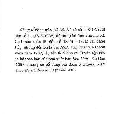 Danh Tác Việt Nam - Giông Tố
