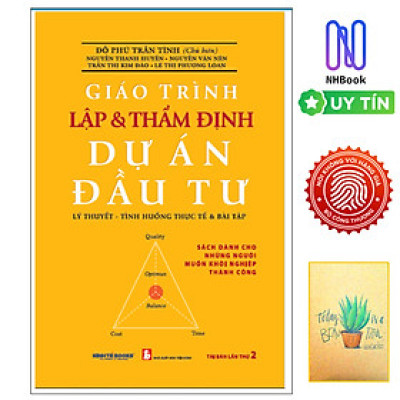 GIÁO TRÌNH LẬP VÀ THẨM ĐỊNH DỰ ÁN ĐẦU TƯ (TBL2)