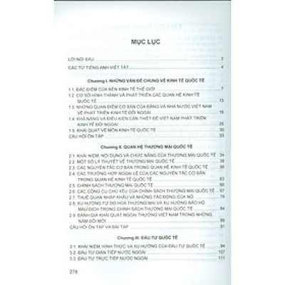 Giáo Trình Kinh Tế Quốc Tế (Dùng cho các trường đại học, cao đẳng khối kinh tế)