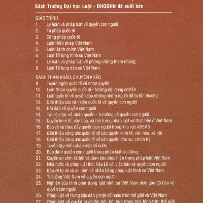 Giáo Trình Luật Hành Chính Việt Nam - GS. TS. Phạm Hồng Thái, TS. Nguyễn Minh Hà - Tái bản - (bìa mềm)