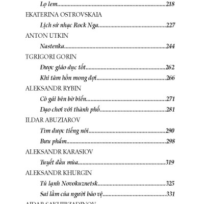 Một Năm Ở Thiên Đường - Tuyển tập truyện ngắn đương đại Nga - Nhiều tác giả; Phan Bạch Châu, Đào Minh Hiệp dịch
