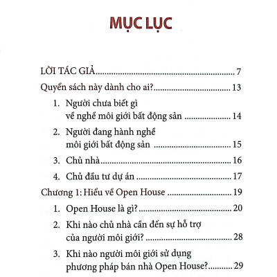 Open House - Khám Phá Bí Mật Bán Nhà Nhanh