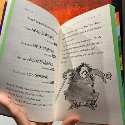 Sách - The Twits by Roald Dahl, Quentin Blake (Illustrator) - Sách thiếu nhi tiếng Anh nhập khẩu UK