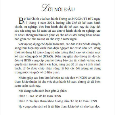 Hướng Dẫn Thực Hành 161 Sơ Đồ Kế Toán Hành Chính, Sự Nghiệp (Theo Thông Tư Số:24/2024/TT-BTC)